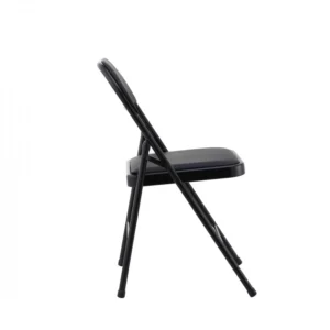 mobiliario-contract-silla smart plegable metal epoxi negro vinilo negro 5 4